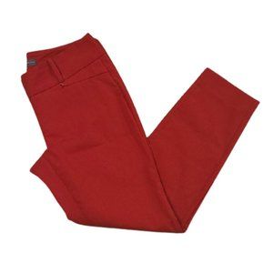 [The Limited] Red Exact Stretch Pants - Size 6